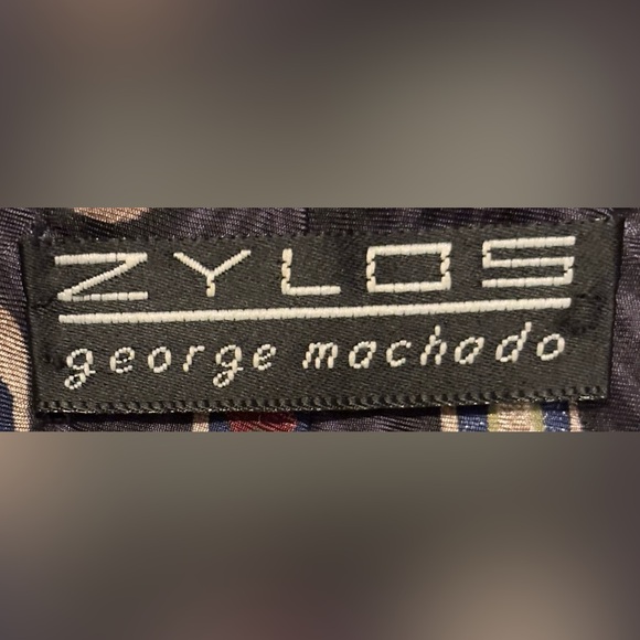 ZYLOS by george machado 56” Silk Tie - Picture 3 of 8
